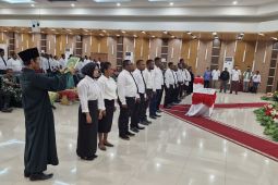 KPU Sorsel lantik 75 PPD untuk 15 distrik