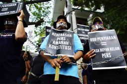 Tolak RUU Penyiaran, jurnalis Malang Raya gelar aksi damai