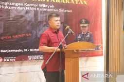 Kemenkumham Kalsel perkuat kemampuan intelijen petugas Pemasyarakatan