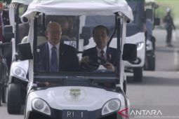 Presiden Jokowi ajak Gubernur Jenderal Australia keliling kawasan Kebun Raya Bogor