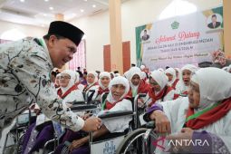 PPIH: JCH lansia dan disabilitas prioritas di kelas bisnis  maskapai