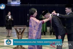 Prof Ibrahim kembali dilantik jadi Rektor UBB periode 2024-2028