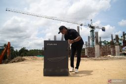 Layanan internet berbasis satelit dukung operasional  Kota Nusantara