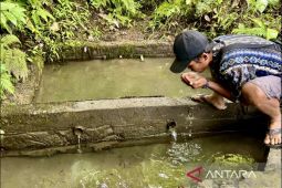 Mount Hapuk, the water source of Dayak Meratus people