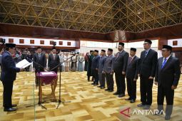 Lantik tujuh pejabat eselon II, Pj Gubernur ingatkan soal realisasi APBA
