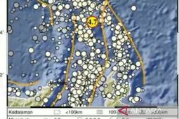 Gempa  dangkal magnitudo 4,7 guncang Melonguane Sulut
