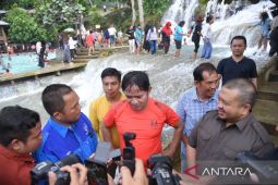 Advetorial- Decak kagum Pj Gubernur Sumut akan keindahan destinasi Aek Sijorni Tapsel