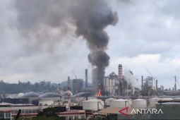 Kebakaran di kilang Pertamina Balikpapan sudah padam