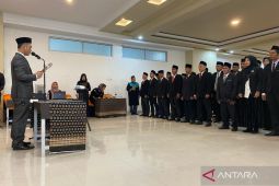 Bawaslu Mukomuko lantik 45 anggota panwas kecamatan