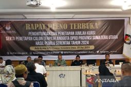 KPU Sumut tetapkan 100 caleg anggota DPRD hasil  Pemilu 2024, Golkar raih kursi terbanyak