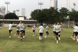 Latihan perdana, skuad Garuda ditempa latihan fisik