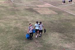 Latihan fisik bersama timnas, Yance Sayuri cedera