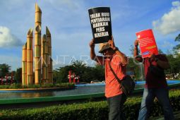 Jurnalis Pontianak menolak RUU Penyiaran