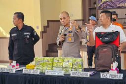 Polres Langsa tangkap kurir 10 kilogram sabu-sabu