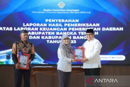 Bangka raih opini WTP ke-8 berturut-turut dari BPK