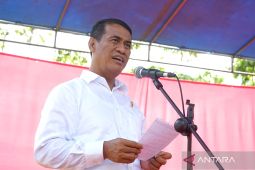 Menteri Pertanian meninjau pompa untuk lahan pertanian di Bone Bolango