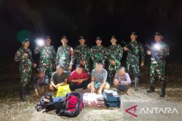 Satgas Pamtas gagalkan penyelundupan 25,4 kilogram sabu dari Malaysia ke Indonesia