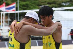 SEA Games 2025 - Tim voli pantai putra belum terkalahkan