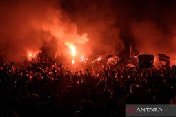 Perayaan Persib juara Liga 1