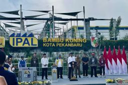 Presiden resmikan sistem pengolahan air limbah terpusat di Pekanbaru