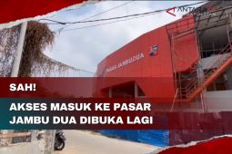 Sah! Pemkot Bogor buka akses jalan ke Pasar Jambu Dua