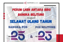 Selamat Ulang Tahun Bangka Pos ke-25 dan Pos Belitung ke-23
