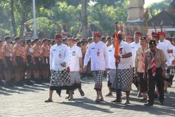 Bulan Bung Karno Ke-6 di Tabanan Bali diawali gerak jalan