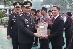 Polresta Soetta beri penghargaan pada personel berprestasi
