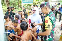 Tim Wasev TNI AD tinjau pelaksanaan TMMD Kodim 0209/LB