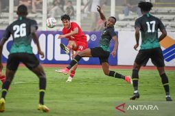 Laga latihan Indonesia kontra Tanzania berakhir 0:0