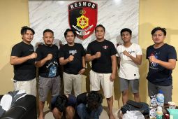 Aparat Polres Serang tangkap dua tersangka spesialis jambret