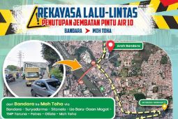 Jembatan Pintu Air 10 ditutup, Dishub Tangerang siapkan jalur alternatif