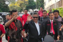 Hasto tiba di Polda Metro Jaya untuk penuhi panggilan pemeriksaan