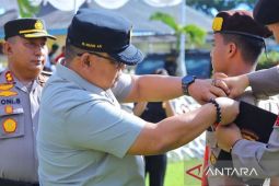 Pj Bupati Bangka Hadiri Apel Gelar Pasukan Operasi Ketupat Menumbing 2024