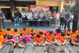 Polresta Bengkulu tangkap 23 tersangka dalam operasi Musang Nala