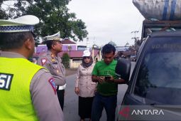 Samsat  razia kendaraan bermotor di  Padang Lawas, disini lokasinya