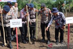 Polisi di Rejang Lebong tanam padi gogo seluas lima hektare