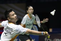 Langkah Dejan/Gloria terhenti di babak perempat final Indonesia Open 2024