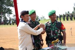 TMMD Ke-120 buka akses jalan antardesa sepanjang 3,7 kilometer di Bogor