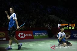 Sabar/Reza melaju ke semifinal Indonesia Open 2024