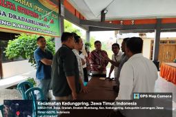 Polisi dampingi Kemensos awasi penyaluran BPNT di Lamongan-Jatim