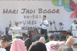 Ribuan masyarakat ramaikan Gebyar Hari Jadi Bogor di Stadion Pakansari