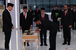 Lantik Dirjen Tata Ruang, Menteri AHYharapkan percepatan penyelesaian RDTR