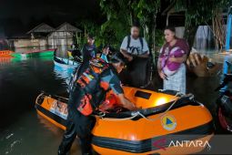Banjir di Satui Tanah Bumbu berangsur surut