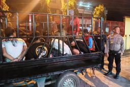 Polres Pelabuhan Belawan tangkap belasan geng motor, disini lokasinya