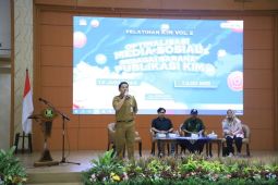 Diskominfo Kota Tangerang latih KIM optimalisasi media sosial.