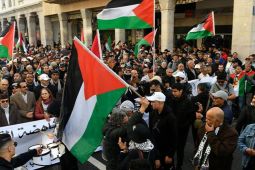 Ribuan orang di Maroko dukung Gaza dan serukan diakhirinya genosida