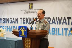 Kemenkumham Aceh gelar bimtek perawatan kesehatan dan rehabilitasi