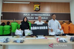 Polda Bengkulu tangkap 23 tersangka penyalahgunaan narkoba