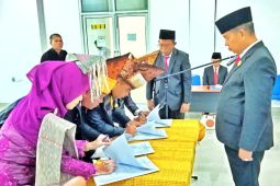 Bupati Simalungun lantik empat pejabat pratama, ini namanya